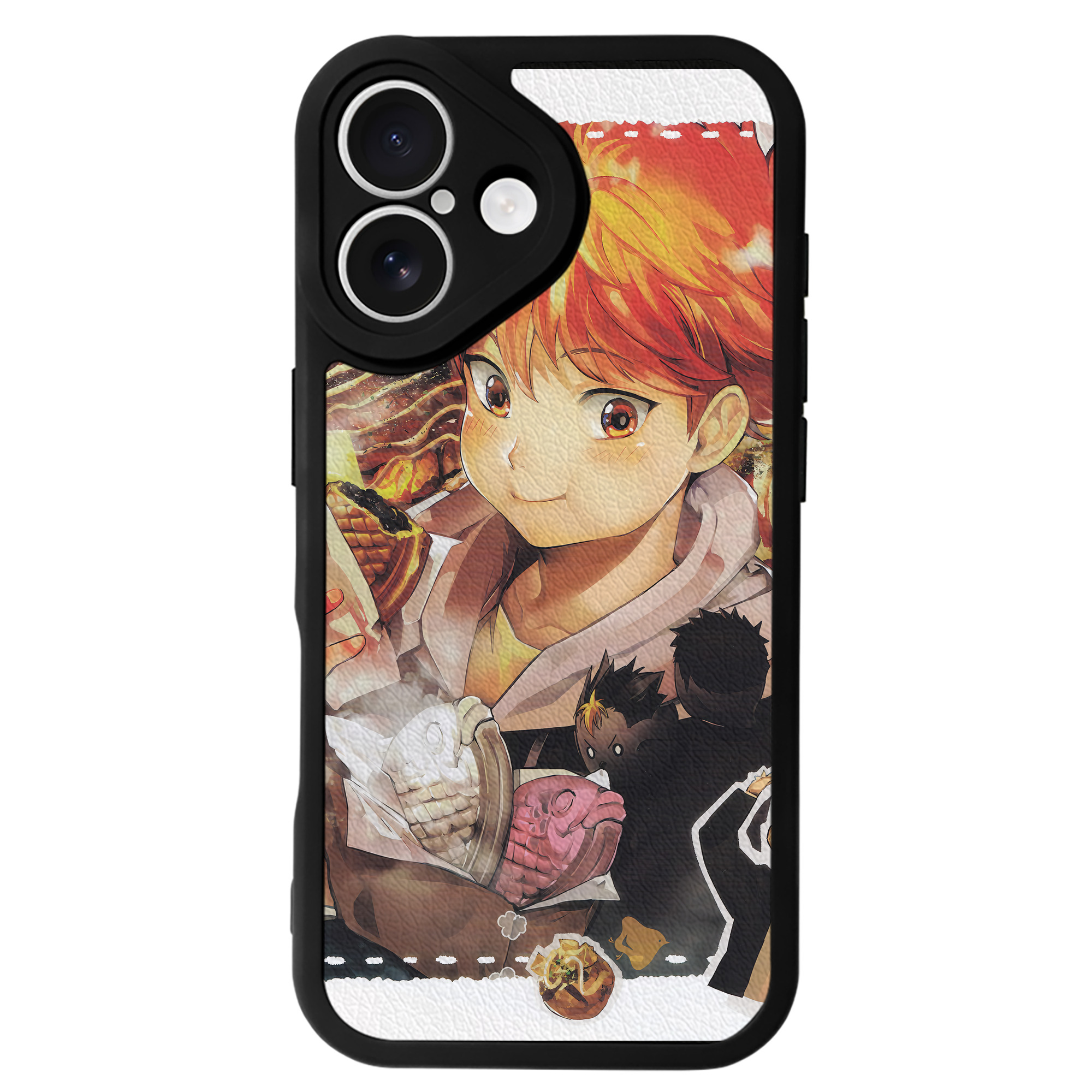 （画像用） ハイキュー!! Haikyu!! 【iPhone 16シリーズ対応】シリコンスマホケース（レザー調） 材質：シリコン